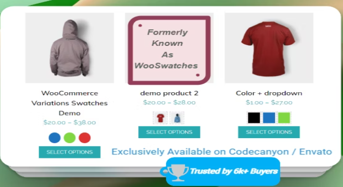 WooSwatches - WooCommerce Color or Image Variation Swatches