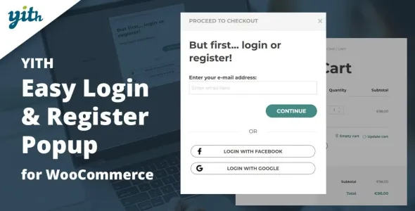 YITH Easy Login Register Popup for WooCommerce Premium