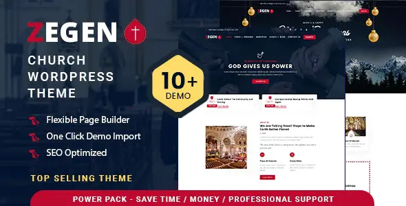 Zegen Church WordPress Theme