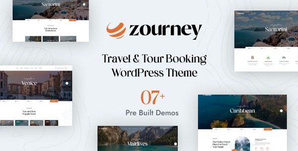 Zourney - Travel Tour Booking WordPress Theme