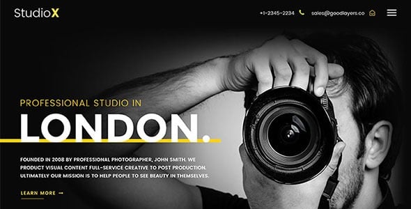 Ztudio X - Photography WordPress