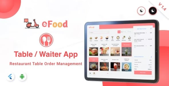 eFood Table/Waiter App