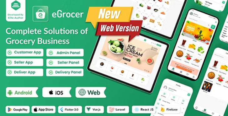 eGrocer - Online Multi Vendor Grocery Store