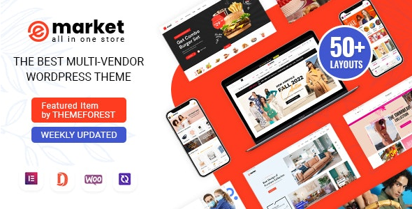 eMarket Multi Vendor MarketPlace WordPress Theme