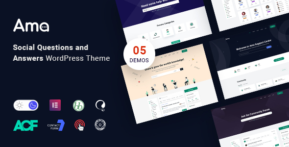 AMA - WordPress bbPress Forum Theme with Social Questions and Answers