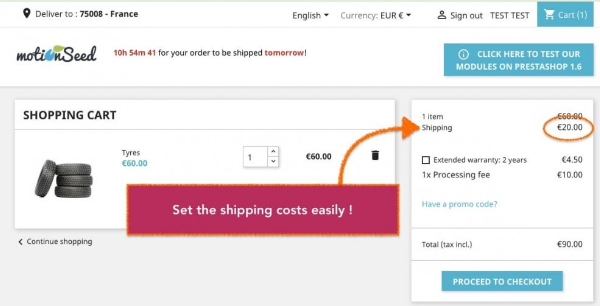 Advanced Shipping Cost Plus Module Prestashop