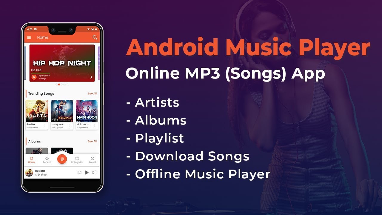 Android Music Player Online MP (Songs) App