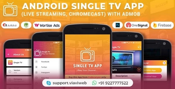 Android Single TV App (Live Streaming