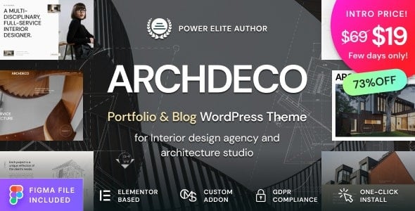 Archdeco - Architecture & Interior Design Agency Portfolio WordPress Theme