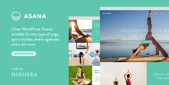 Asana - Yoga WordPress Theme