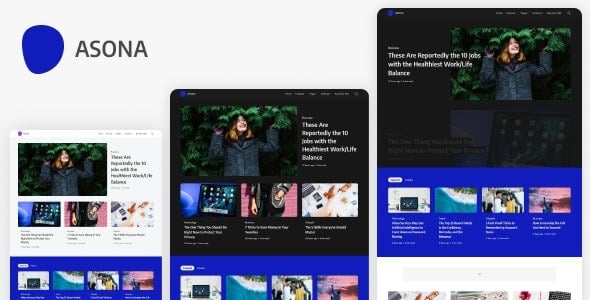 Asona - Creative Minimal Blog and Magazine WordPress Theme