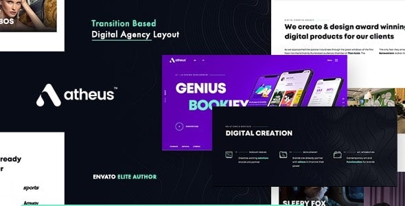 Atheus - Modern Creative Agency Theme