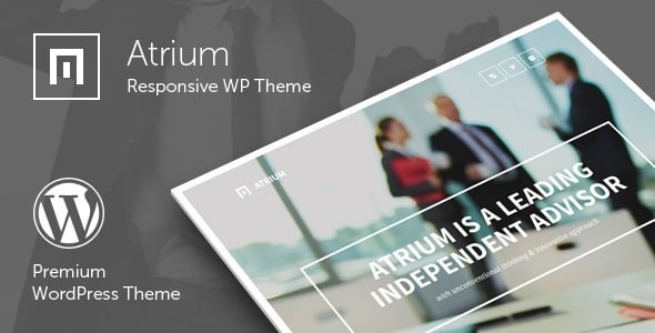 Atrium - Finance Consulting WordPress Theme