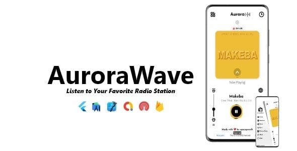 AuroraWave - Single Station Radio App | ADMOB