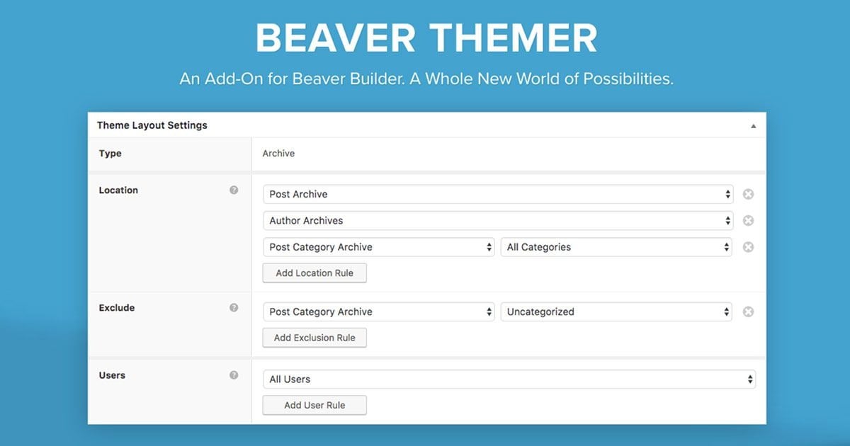 BEAVER THEMER WordPress Plugin