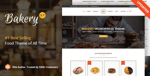 Bakery - WordPress Cake & Food Theme