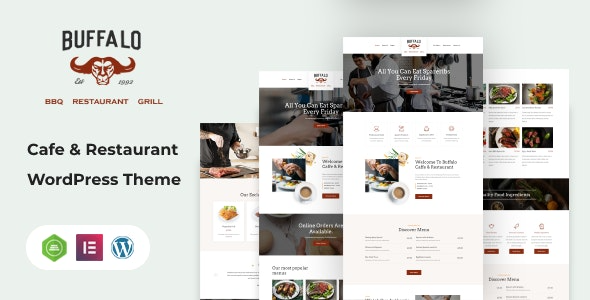 Buffalo - Cafe & Restaurant WordPress Theme