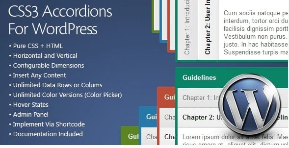 CSS Accordions for WordPress