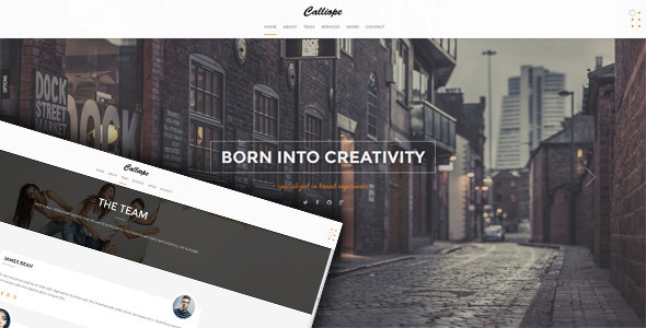 Calliope - Portfolio & Agency WordPress Theme