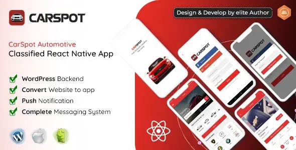 CarSpot Dealership Classified React Native App