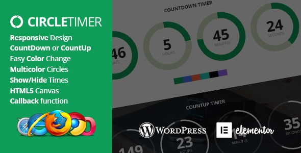 CircleTimer - Addon for Elementor