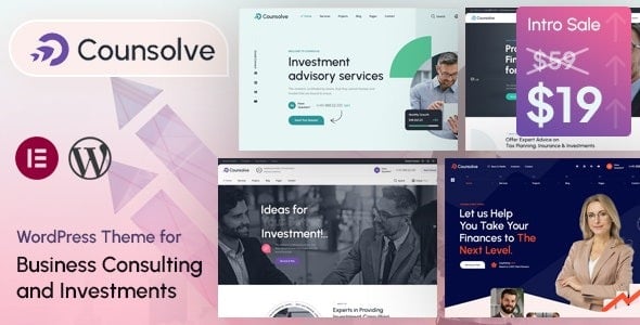 Counsolve - Consulting & Investments WordPress Theme