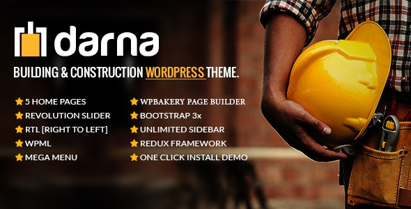 Darna Building & Construction WordPress Theme