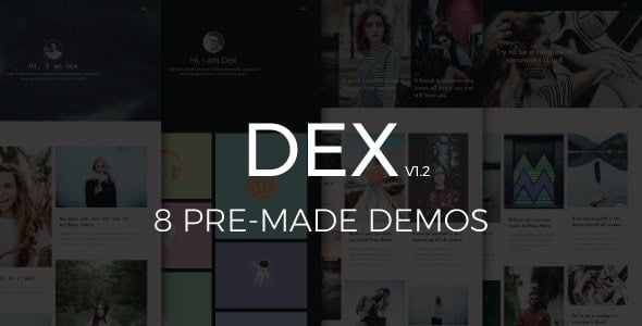 Dex Modern Blog/Portfolio Blogger Theme