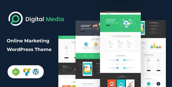 Digital Media - Online Marketing WordPress theme