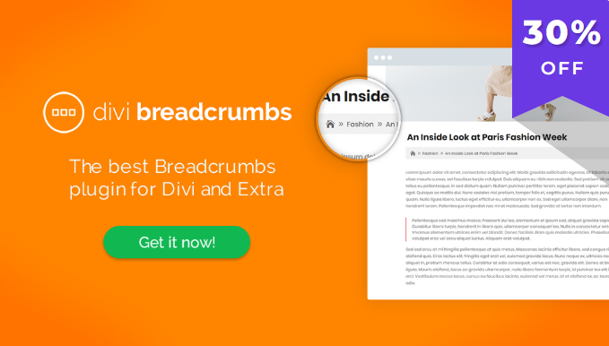 Divi Breadcrumbs [Wpzone]