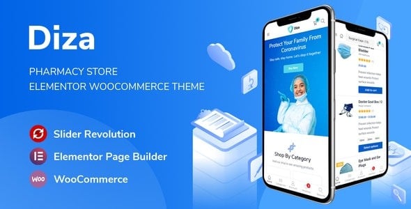 Diza - Pharmacy Store Elementor Woo Theme