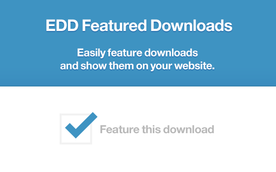 Easy Digital Downloads Featured Downloads