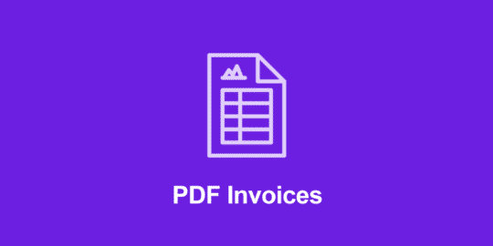 Easy Digital Downloads PDF Invoices