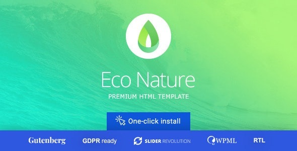 Eco Nature Environment & Ecology WordPress Theme