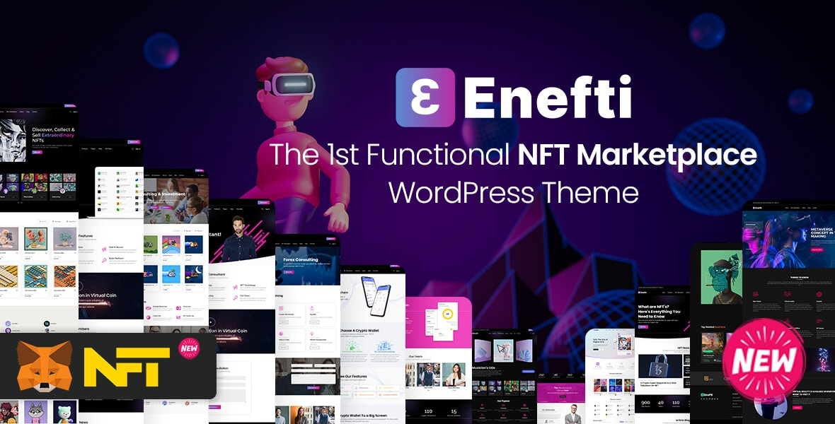 Enefti NFT Marketplace Theme