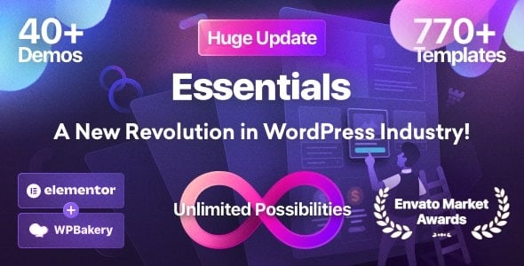 Essentials - Multipurpose WordPress Theme