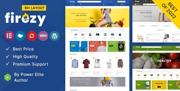 Firezy WP - Elementor Multi-purpose WooCommerce Theme