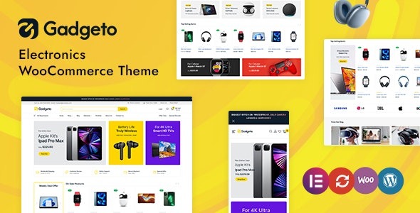 Gadgeto WP - Electronics Store Elementor WooCommerce Theme