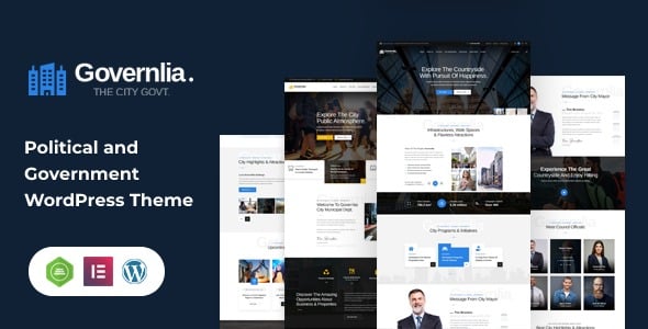 Governlia - Municipal and Government WP Theme