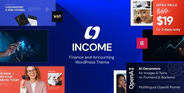 Income Finance & Consulting Business WordPress Theme