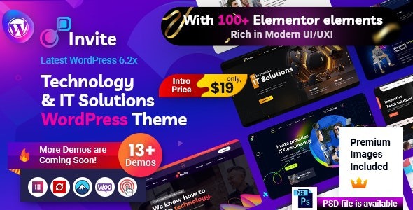 Invite - IT Solutions & Technology WordPress Theme