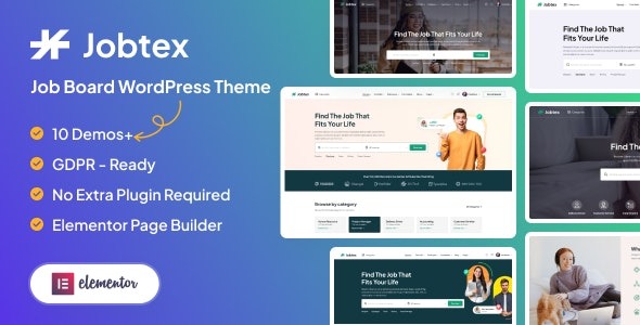 Jobtex - Job Board WordPress Theme