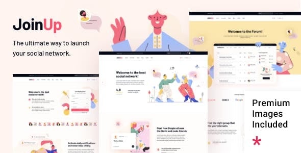 Join Up - BuddyPress Community Theme