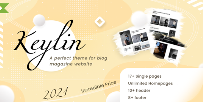 Keylin - WordPress Magazine and Blog Theme