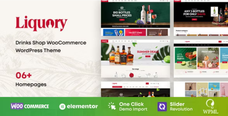 Liquory - Drinks Shop WooCommerce Theme