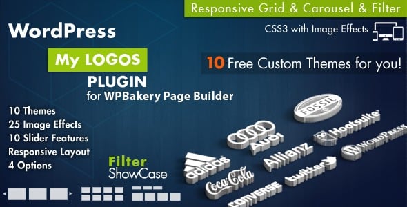 Logos Showcase for WPBakery Page Builder WordPress