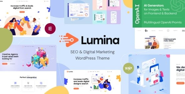 Lumina Creative Agency WordPress Theme