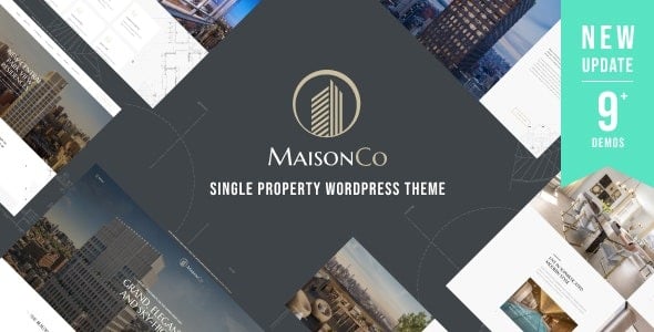 MaisonCo Single Property WordPress Theme