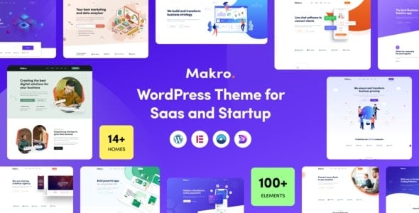 Makro - Creative WordPress Theme For Saas & Startup