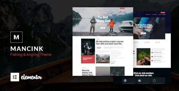 Mancink - Fishing & Angling WordPress Theme